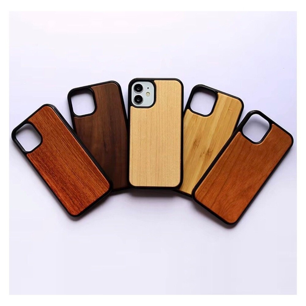 Custom Laser Engraved Wood Backing Phone Case For The Iphone 17 pro Max